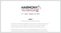 Desktop Screenshot of harmonytaxservices.com